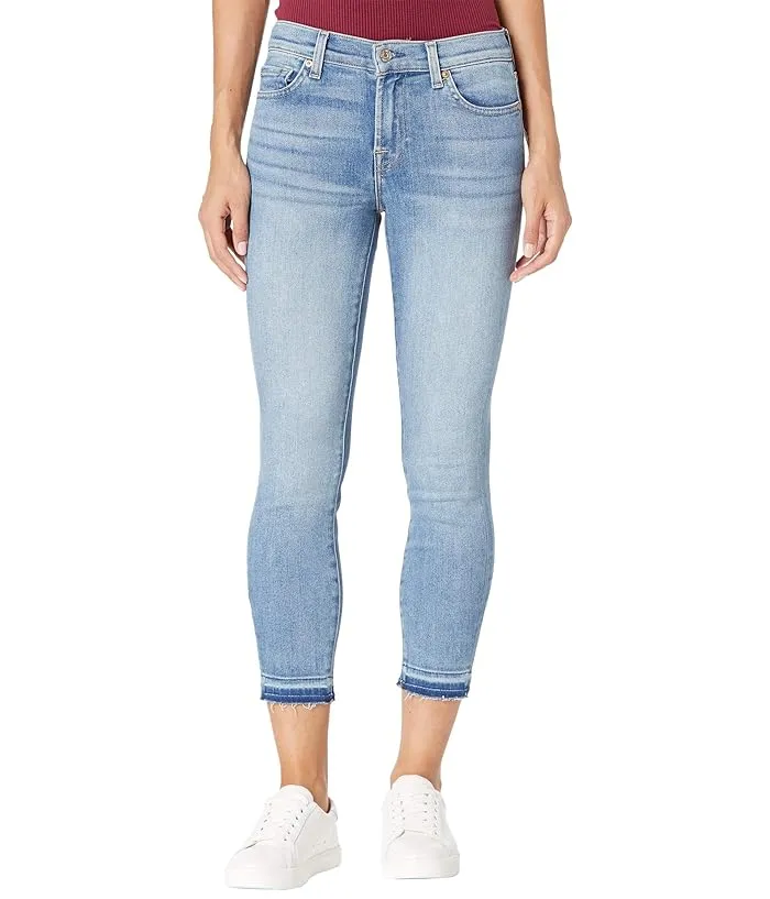 7 For All Mankind Cropped Skinny in Beau Blue Women's