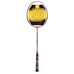 APACS Nano Fusion Speed 722 Unstrung Badminton Racquet (Black/Orange)