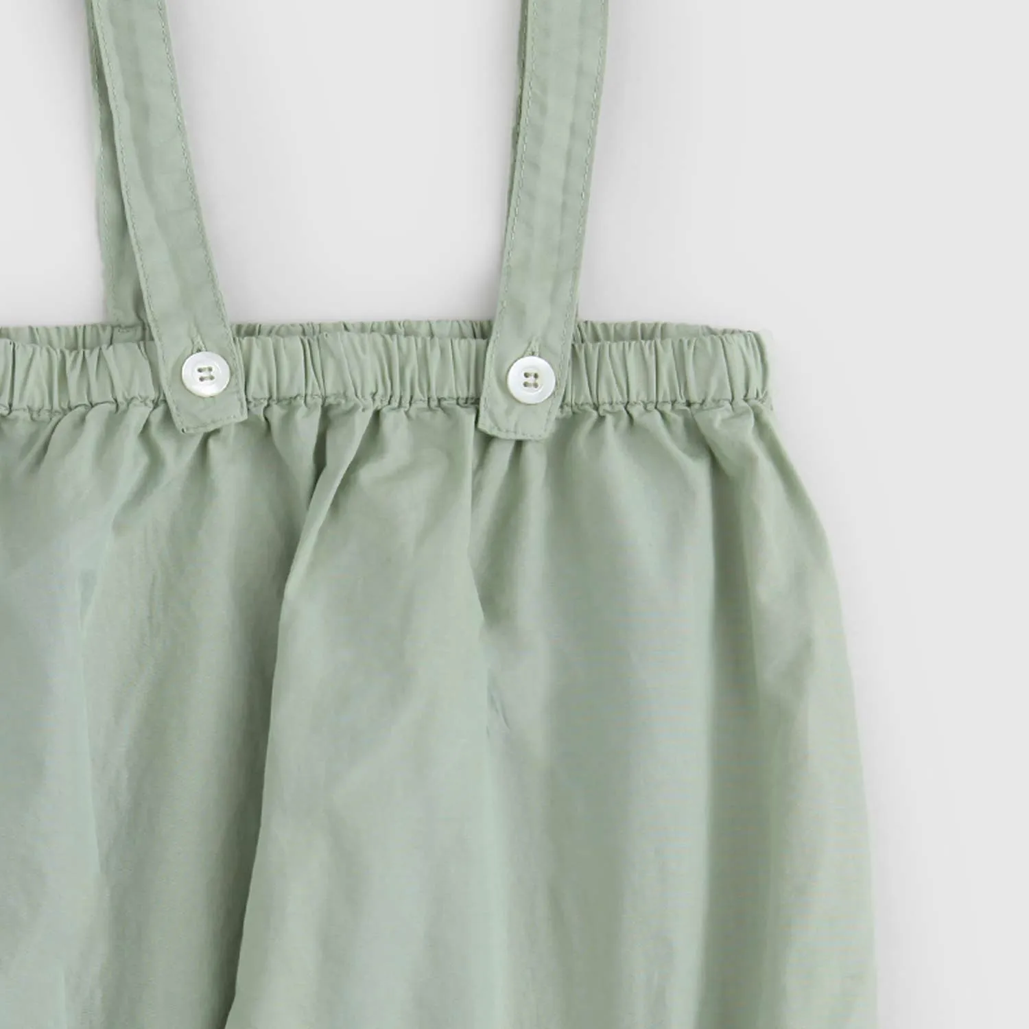 Babe & Tess Newborn Green Romper