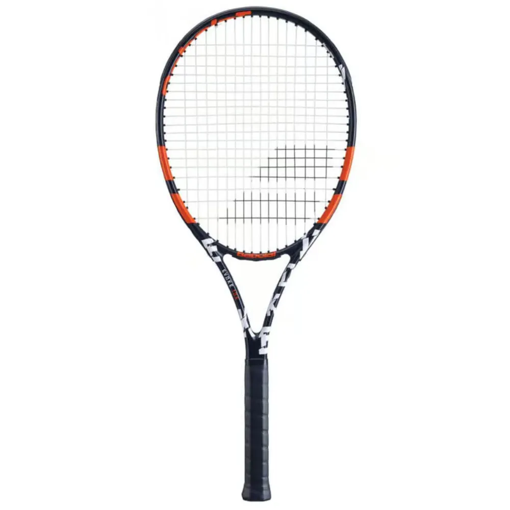 Babolat Evoke 105 Strung Tennis Racquet (Black/Orange)