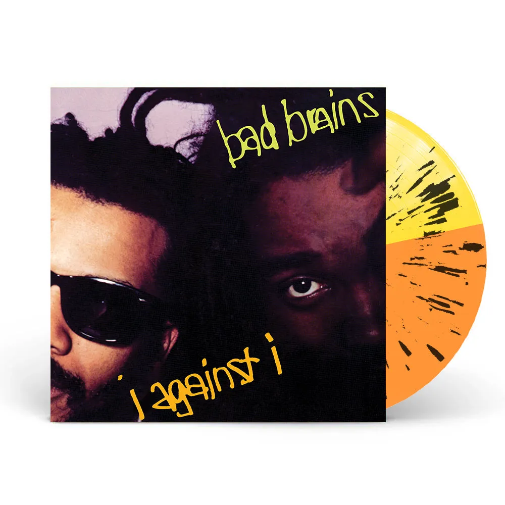 BAD BRAINS ‘I AGAINST I’ LP (Limited Edition – Only 300 Each, Clear w/ Black & Yellow Splatter & Half Yellow / Half Orange w/ Bl