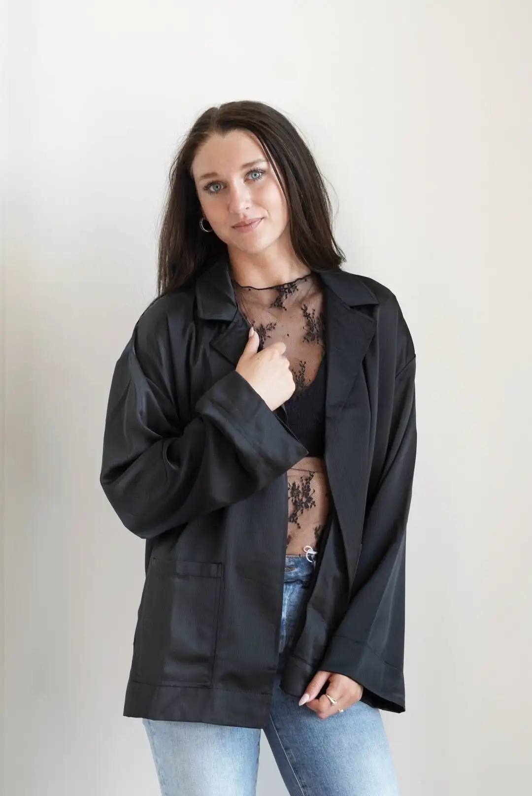 Blaire Blazer Open Shirt