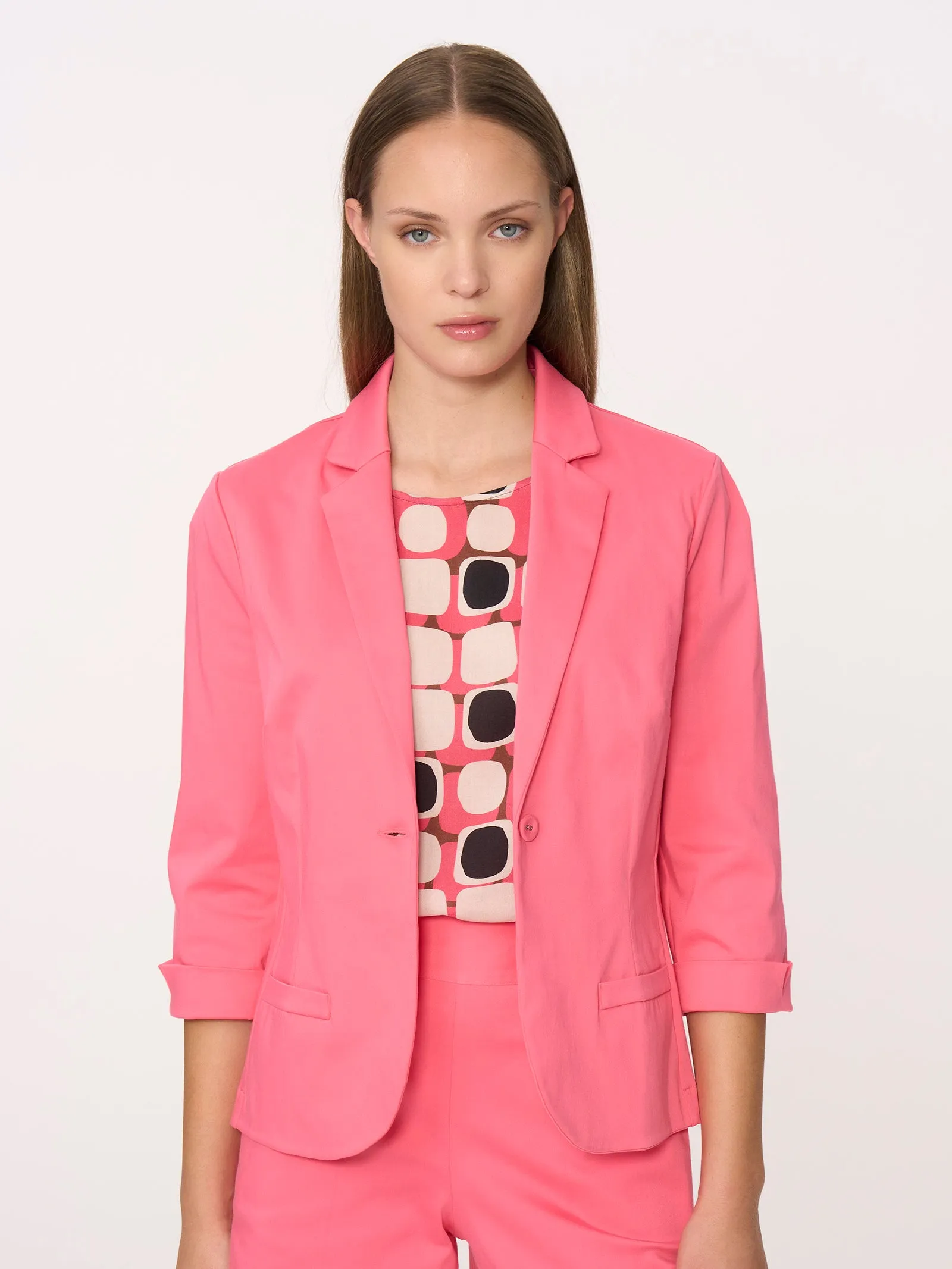 Blazer con manica 3/4 in Satin Power - Salsa