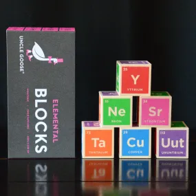 Block Set Periodic Table of the Elements Toy