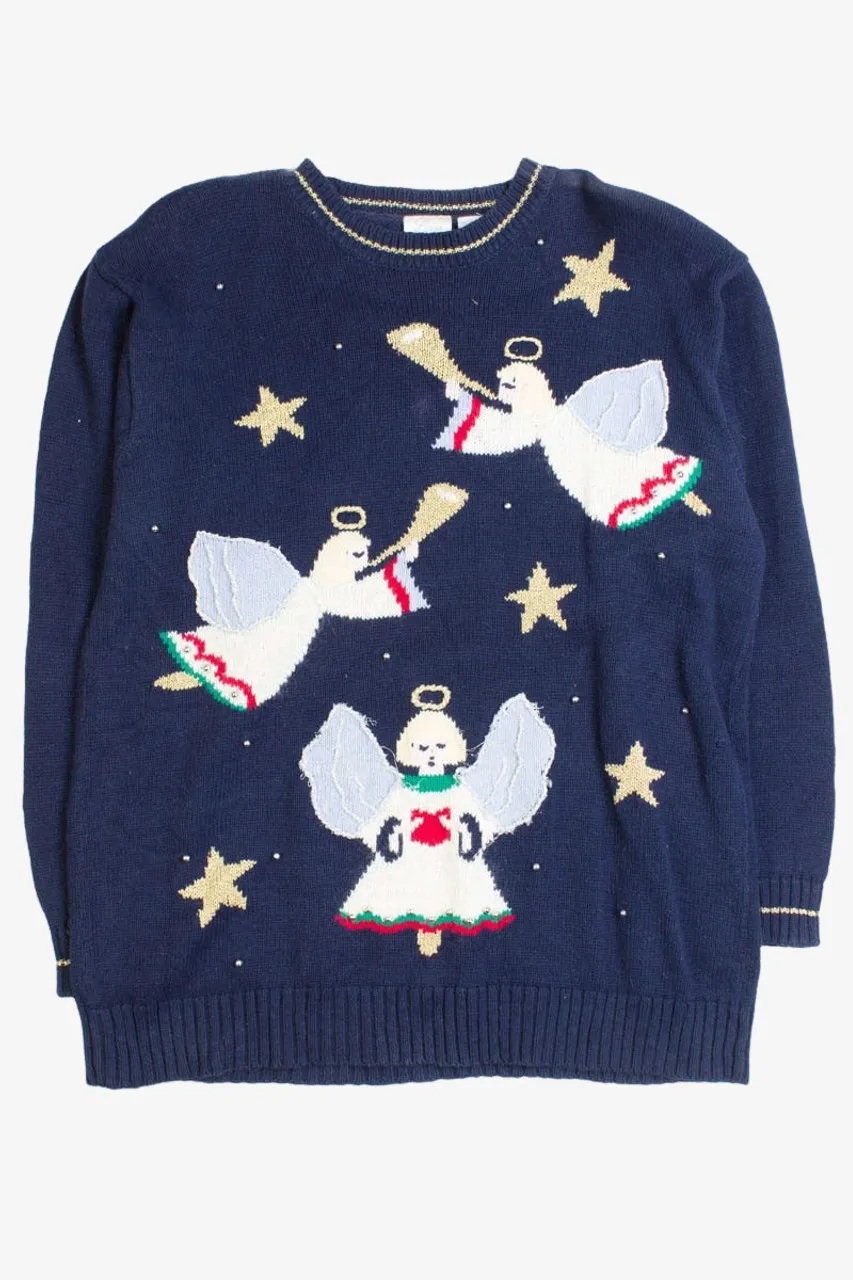 Blue Ugly Christmas Pullover 50005