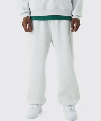 boohooMAN Mens 330GSM Oversized Fit Basic Sweatpants