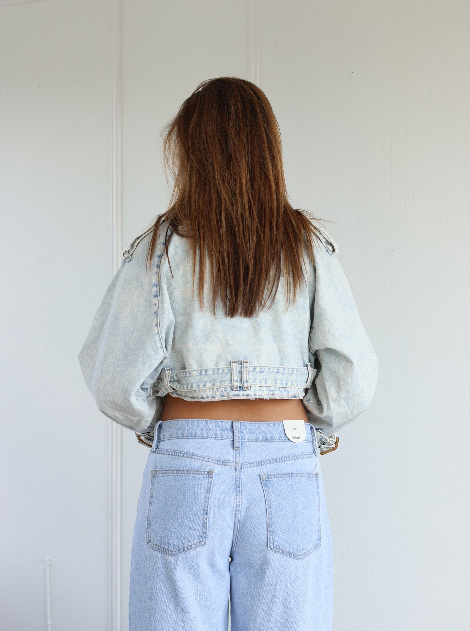 ByHan Cropped Denim Jack Jim