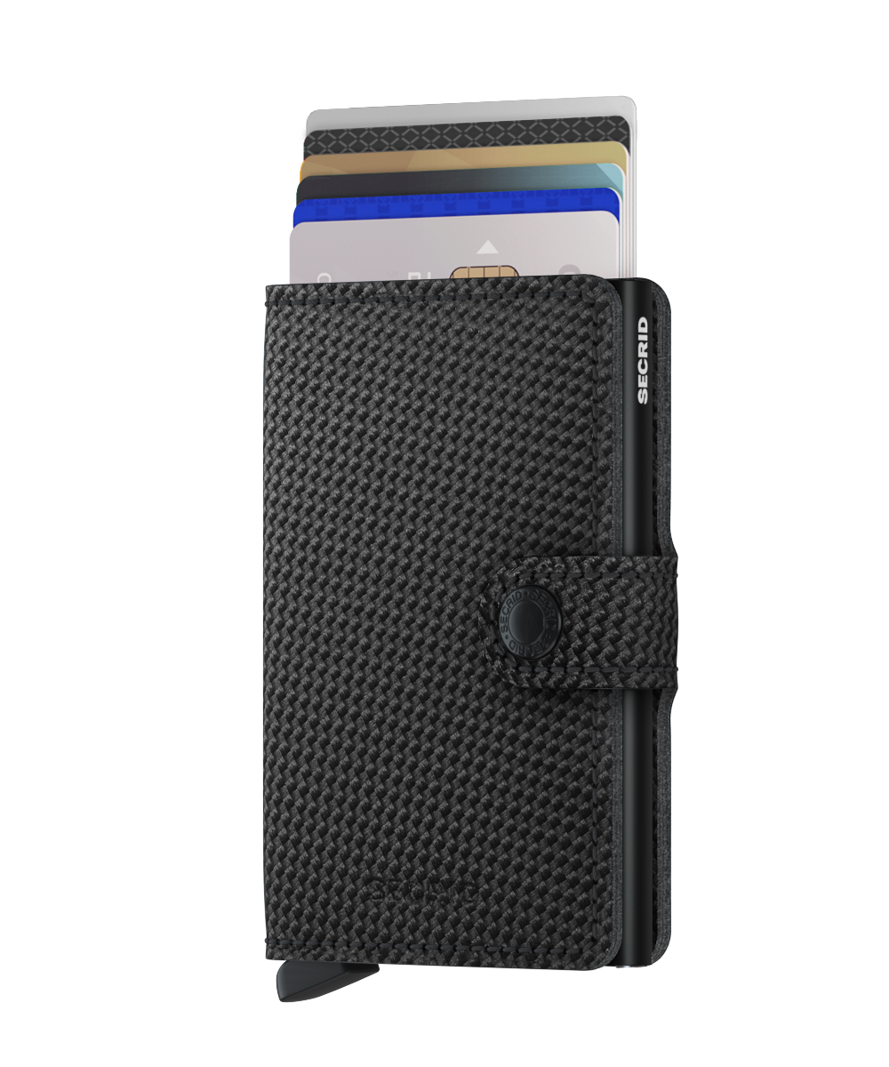 Carbon Leather Miniwallet