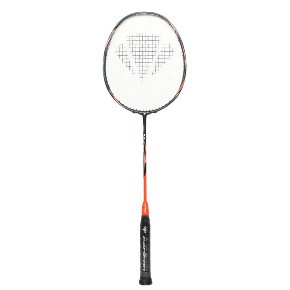 CARLTON Kinesis Ultra S-Pro Unstrung Badminton Racquet (Black/Orange)