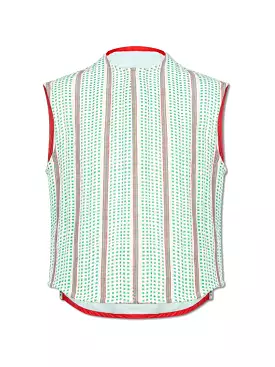 Check Weave Reversible Vest