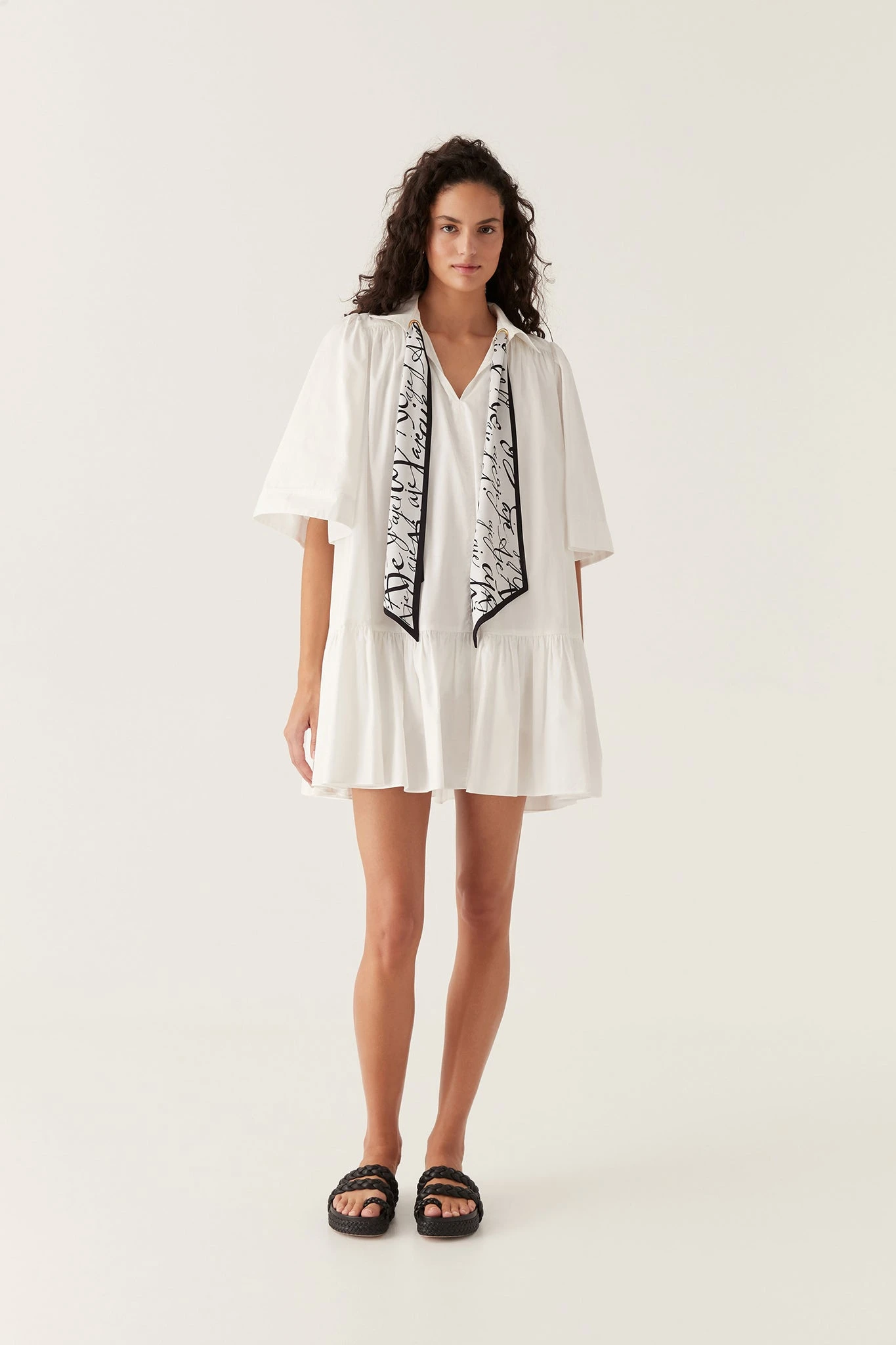 		Chloe Scarf Mini Dress	