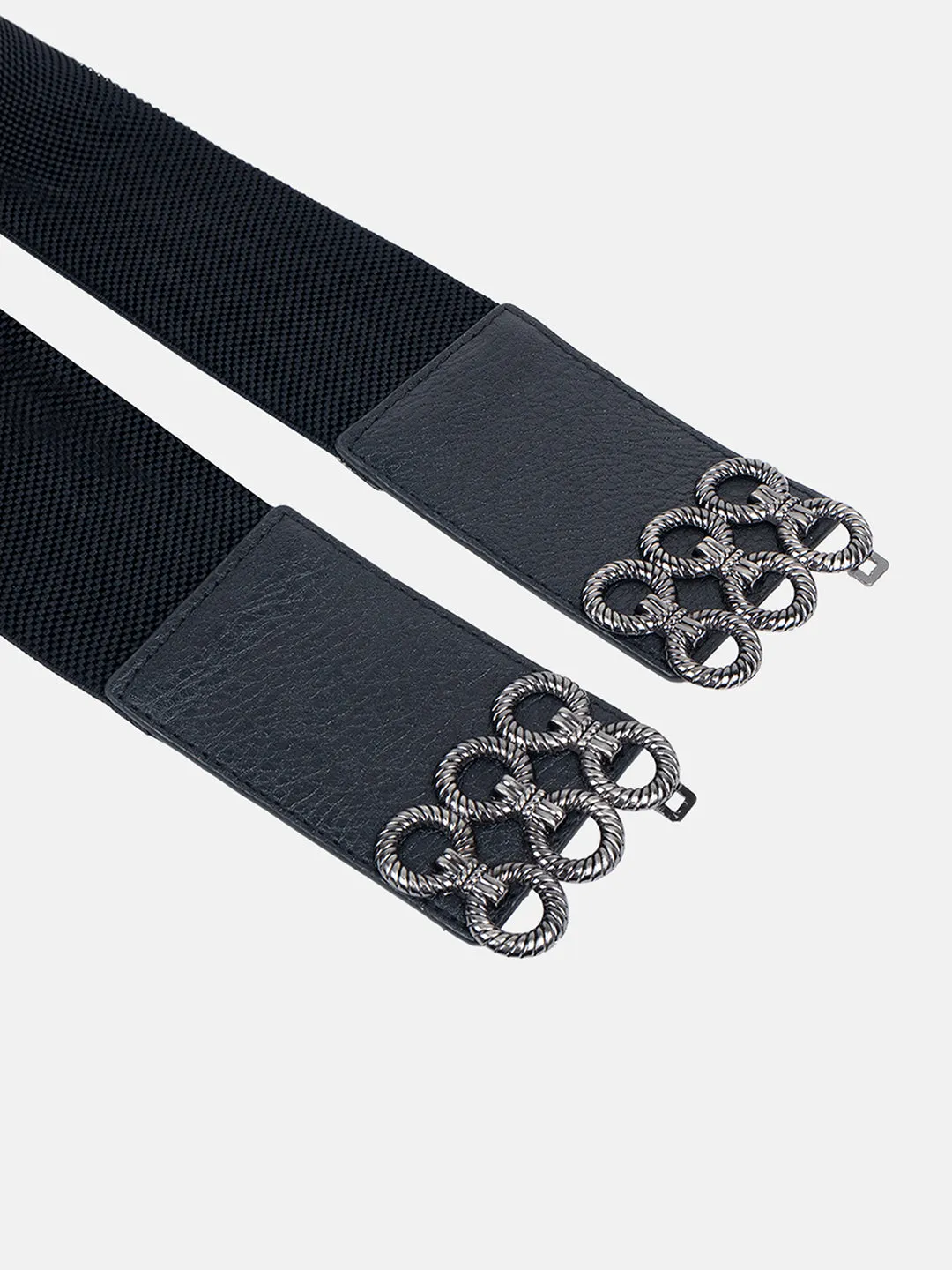 Circular Buckle Broad Belt