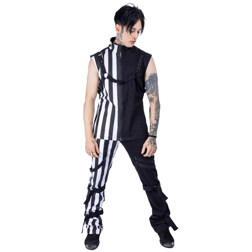 CRONUS VEST - BLACK/WHITE