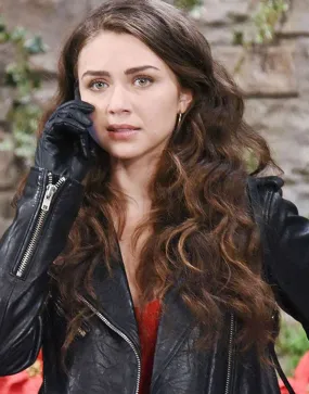 Days Of Our Lives Victoria Konefal Jacket | Ciara Brady Leather Jacket