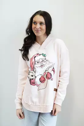 Dear Santa Ice Pink Pullover