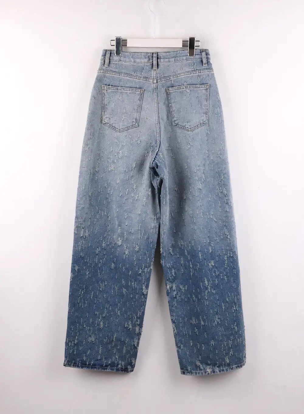 Distressed Wide Leg Denim CF401