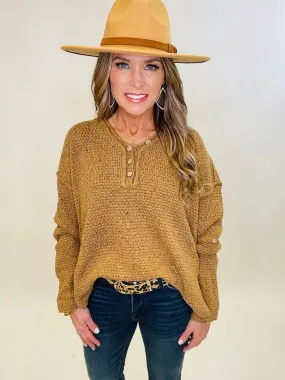 Easy Find Caramel Sweater