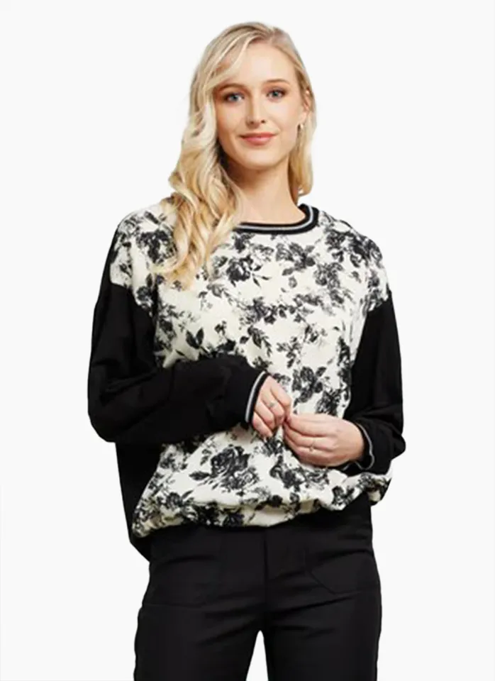 Et Alia Camryn Top - Nostalgia Print