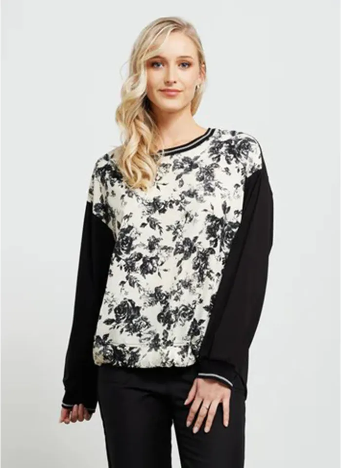 Et Alia Camryn Top - Nostalgia Print