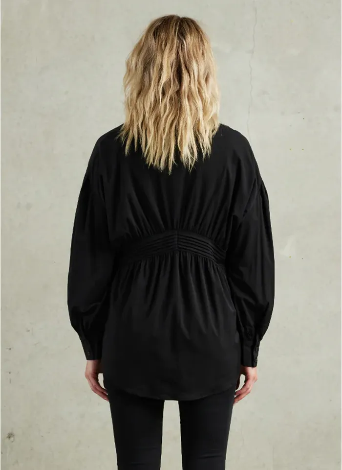 Et Alia Tuxedo Shirt - Black