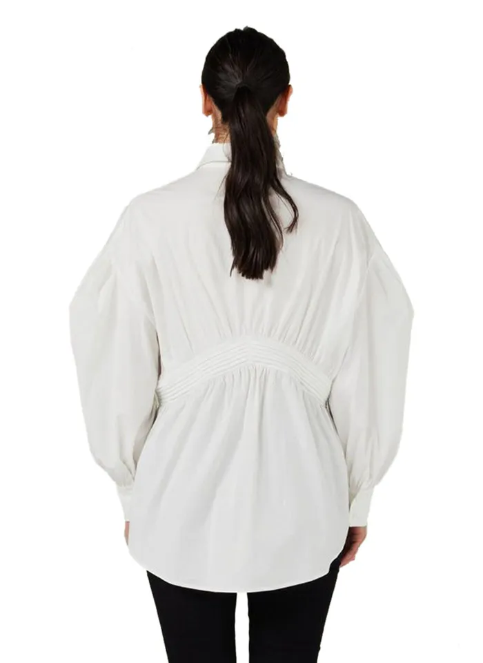 Et Alia Tuxedo Shirt - White