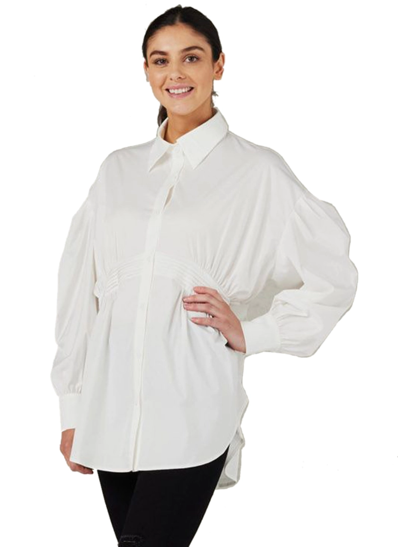 Et Alia Tuxedo Shirt - White