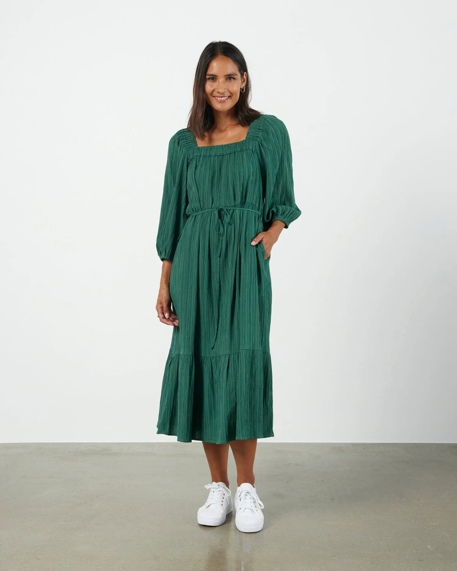 Et Alia Verity Dress - Dark Sage