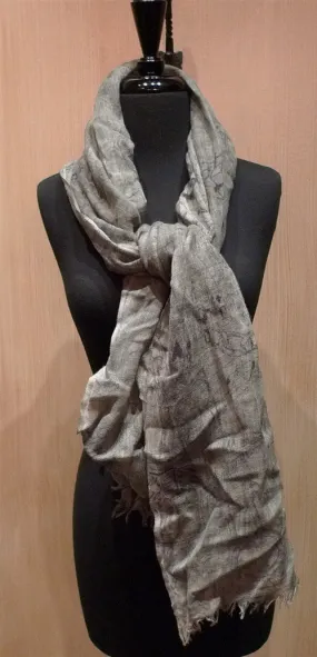 Faliero Sarti Gray Rosalba Scarf