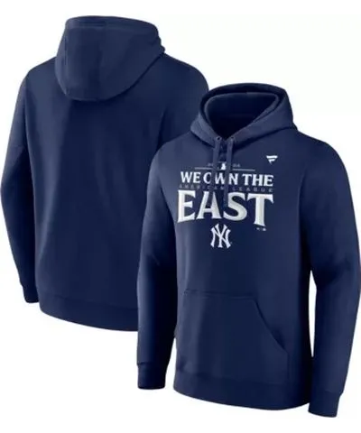 Fanatics Men's MLB Fanatics New York Yankees 2024 AL East Division s Locker Room Pullover Hoodie