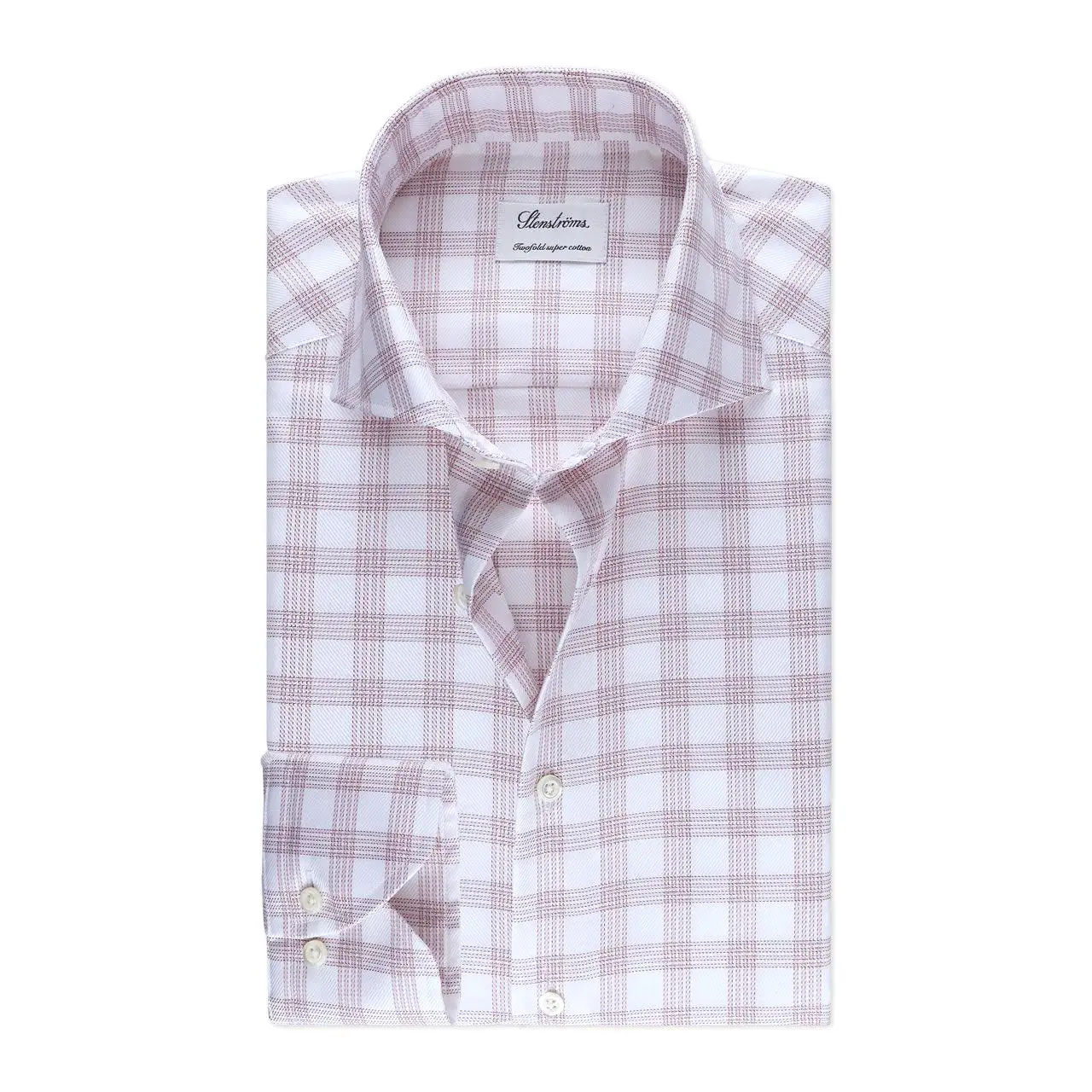 Fitted Body - Checked Twill Shirt