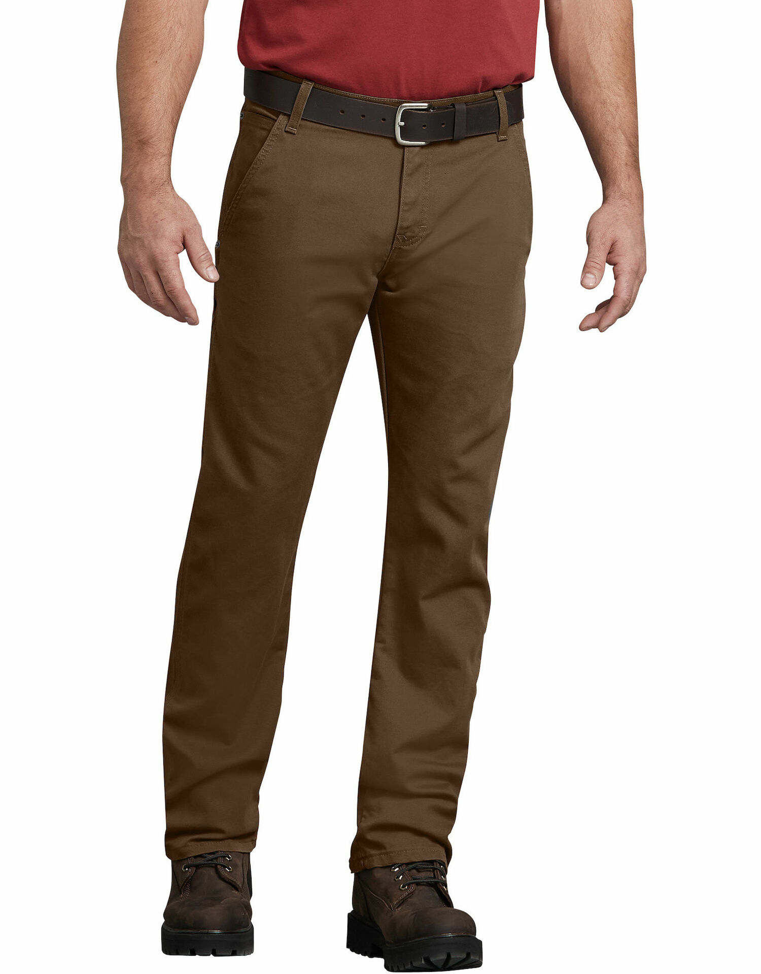 FLEX Regular Fit Straight Leg Tough Max™ Duck Carpenter Pants, Stonewashed Moss Green