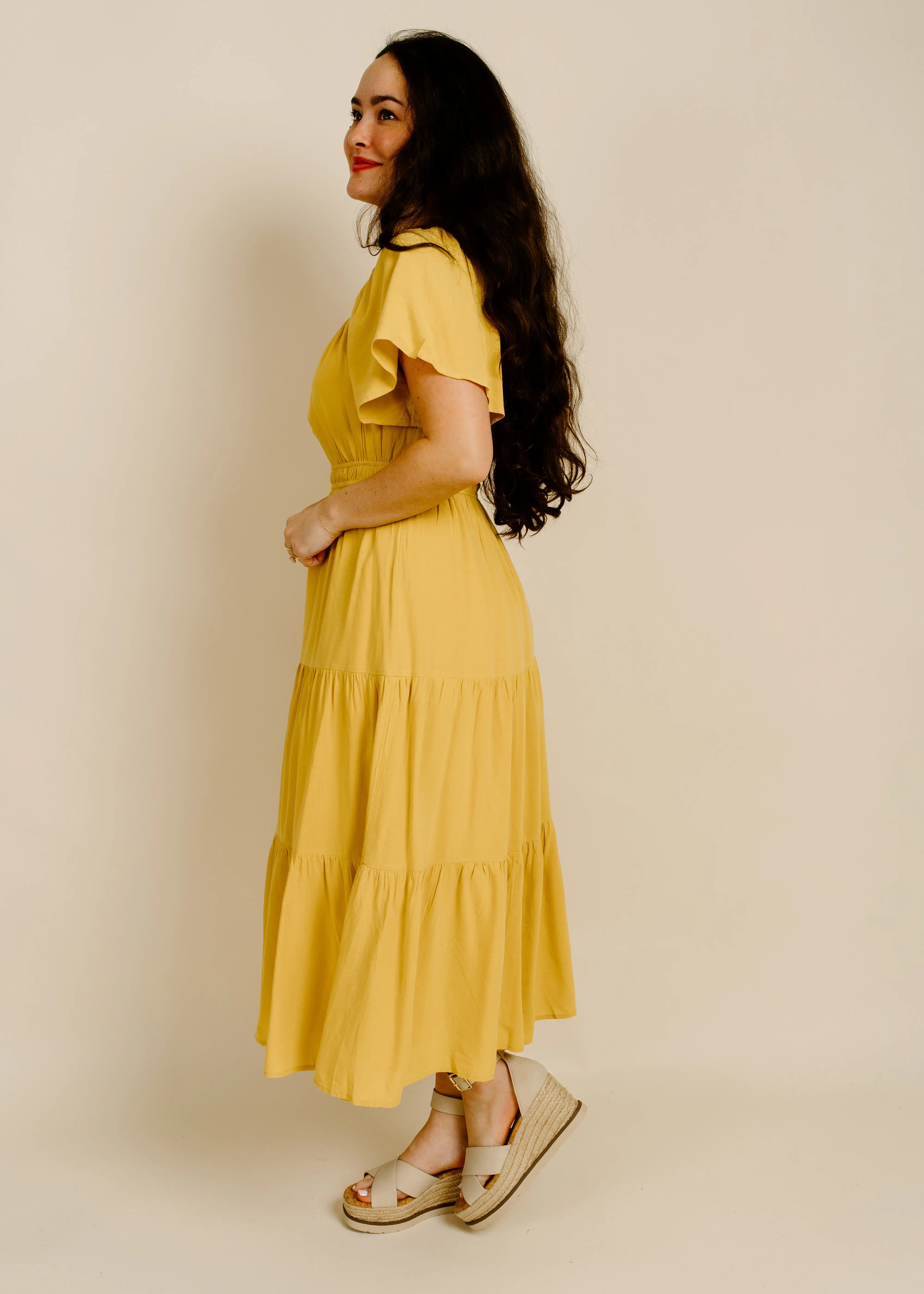 Golden Hour Midi Dress