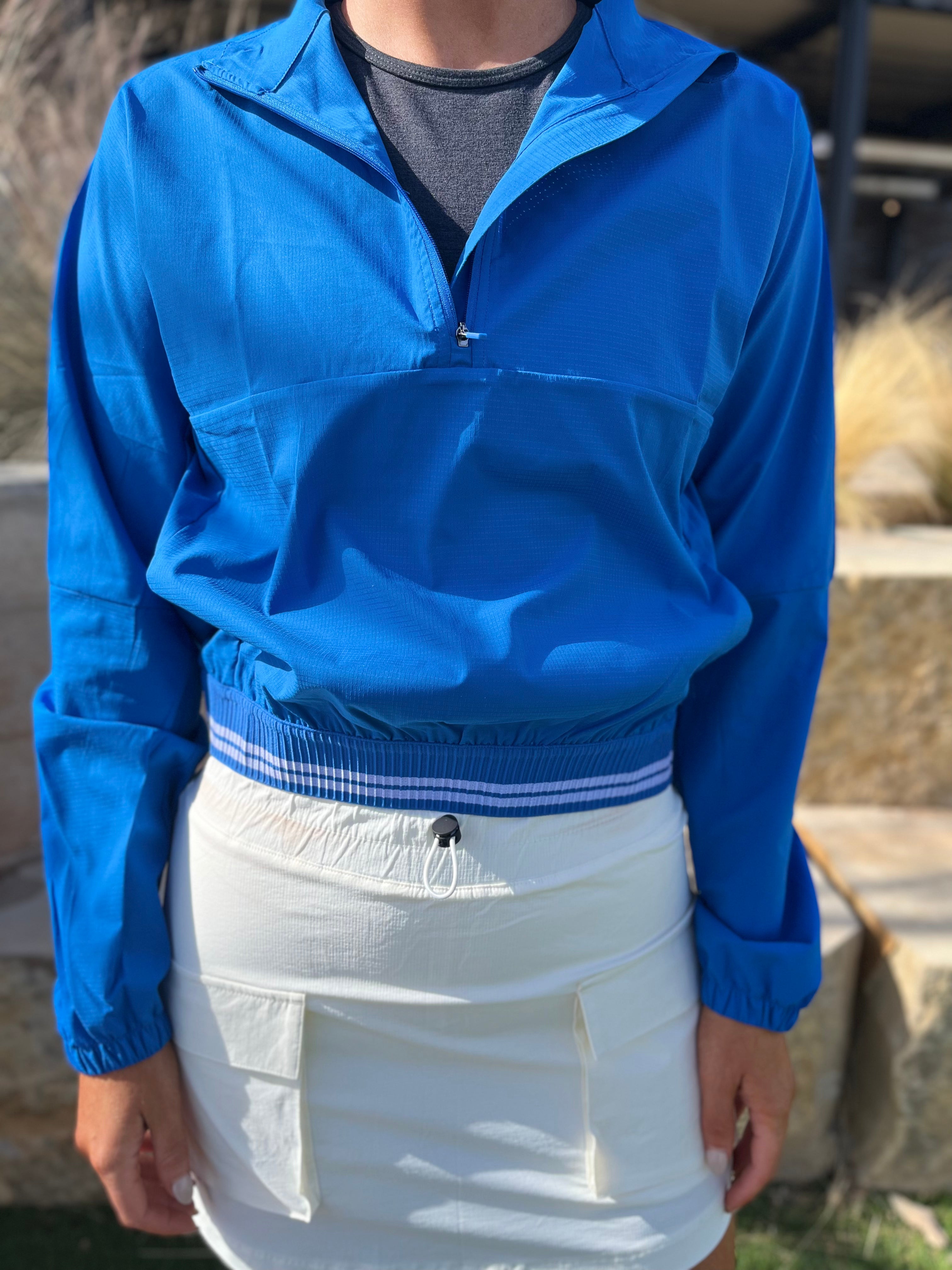 Half Zip Pullover - Royal Blue