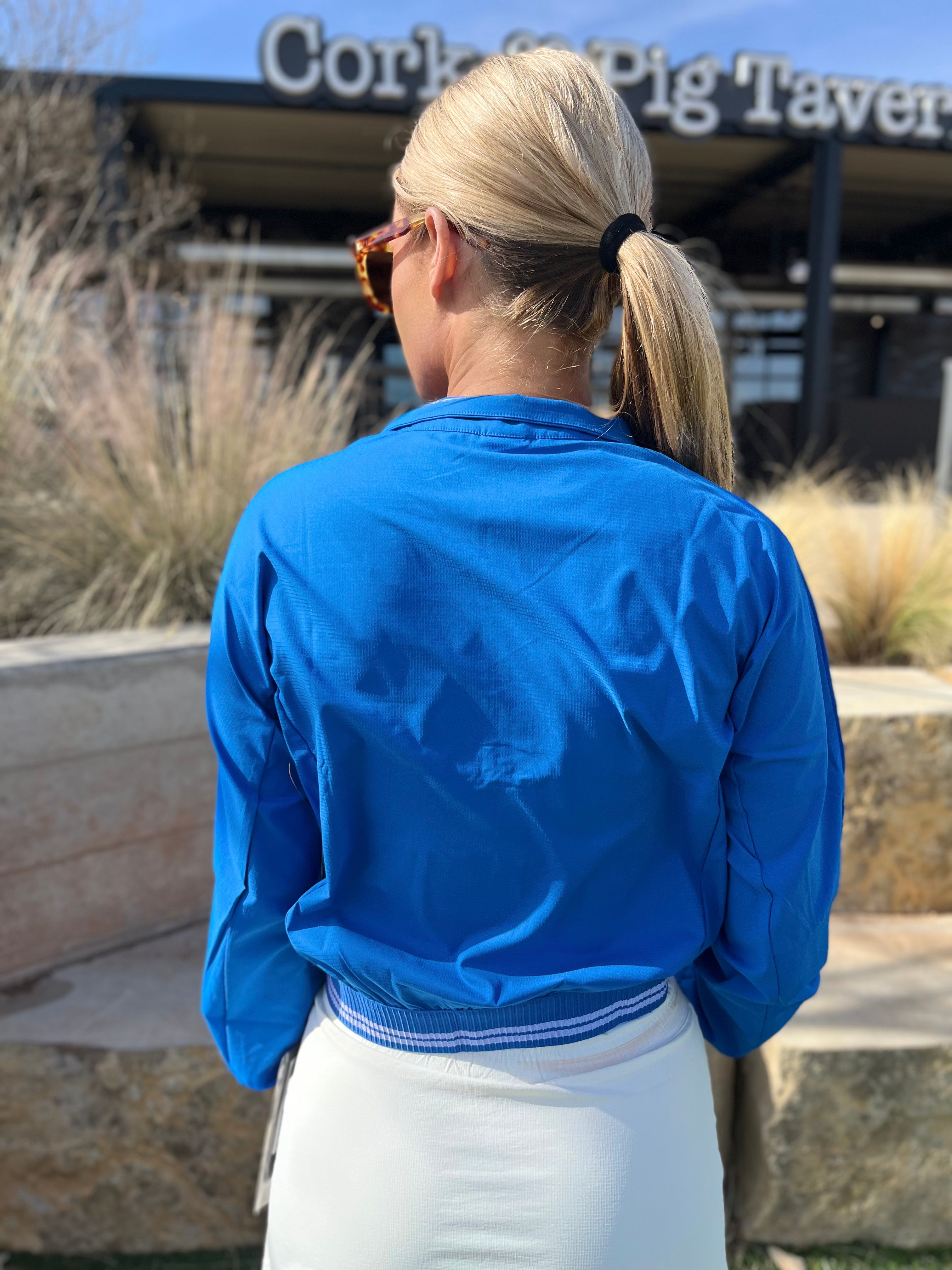 Half Zip Pullover - Royal Blue