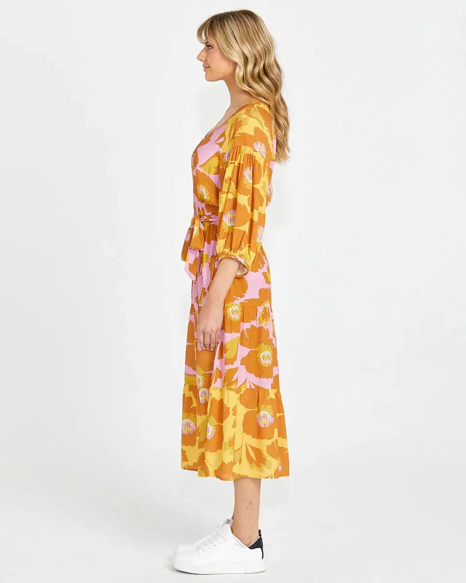 Harriet Tiered Midi Dress