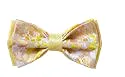 Inserch Mini Floral Jacquard Peak Lapel Blazer BL203-16 Yellow