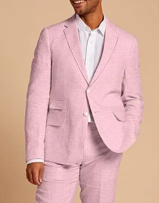 Inserch Slim Linen Blazer SU880-00193 Desert Rose