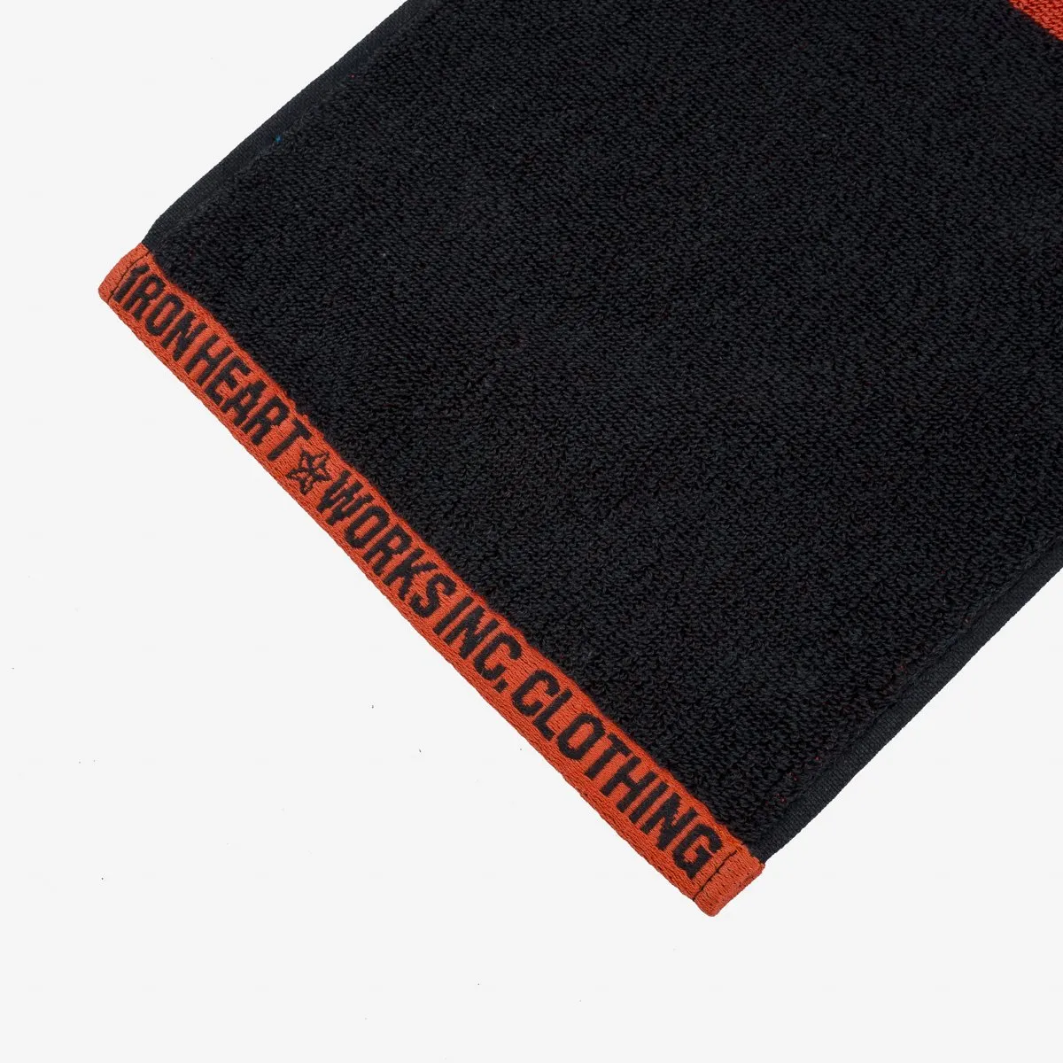 Iron Heart - Ihg-065 Small Imabari Towel - Orange/Black