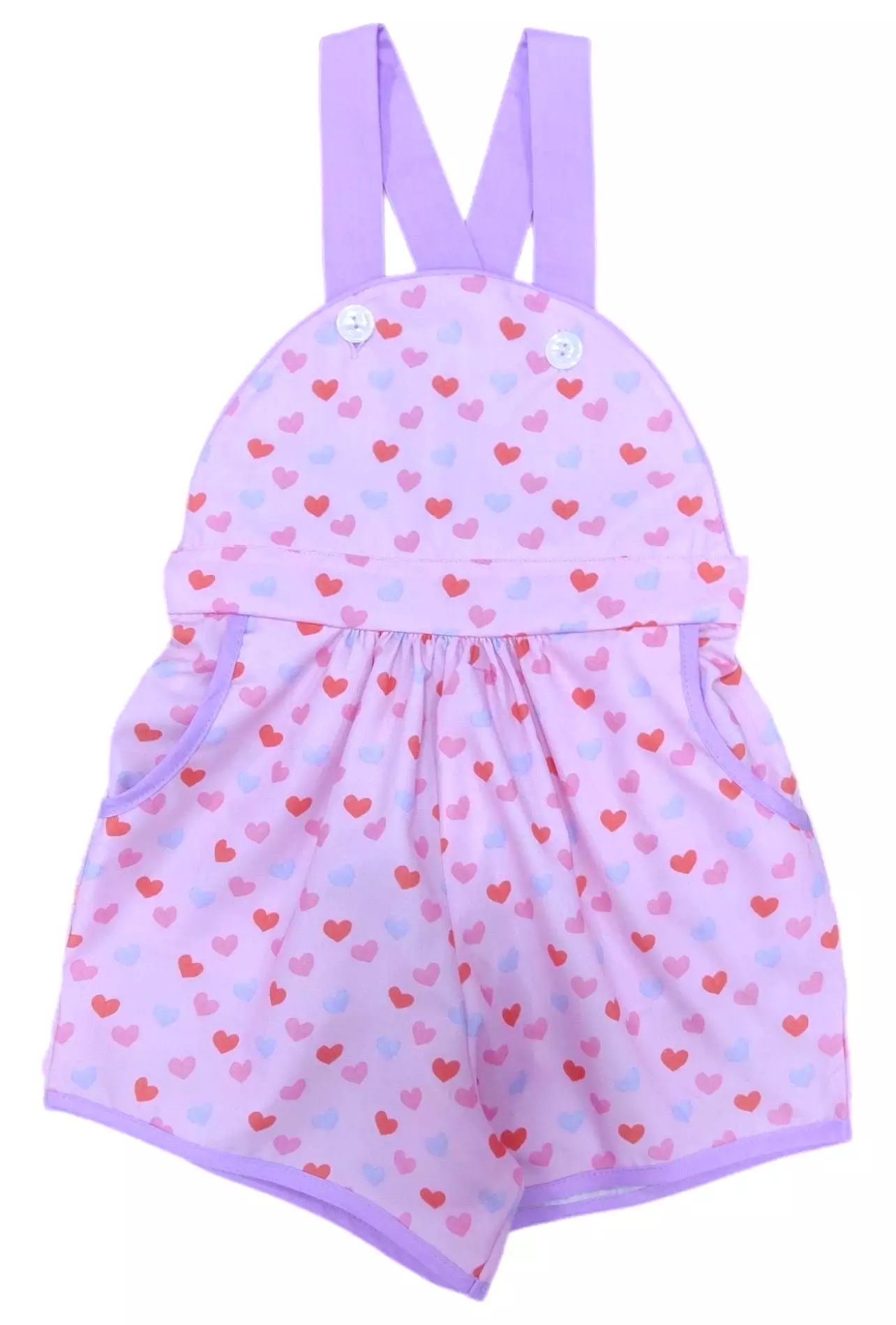 James & Lottie - Ryan Romper Hearts Romper