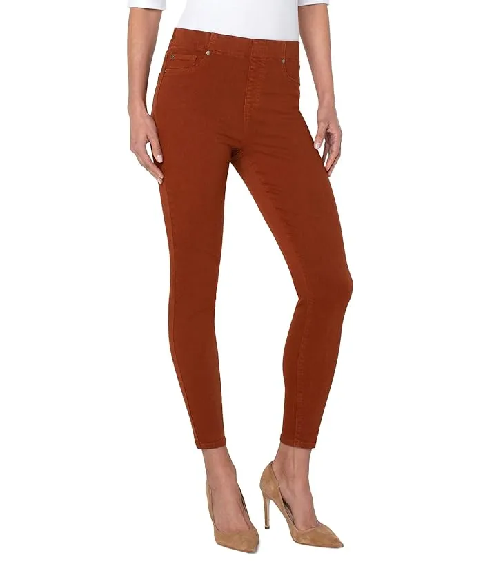 Liverpool Los Angeles Chloe Pull-On Ankle Skinny in Cognac Women's