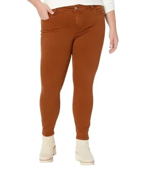 Liverpool Los Angeles Plus Size Abby Ankle Skinny 28 in Cognac Women's