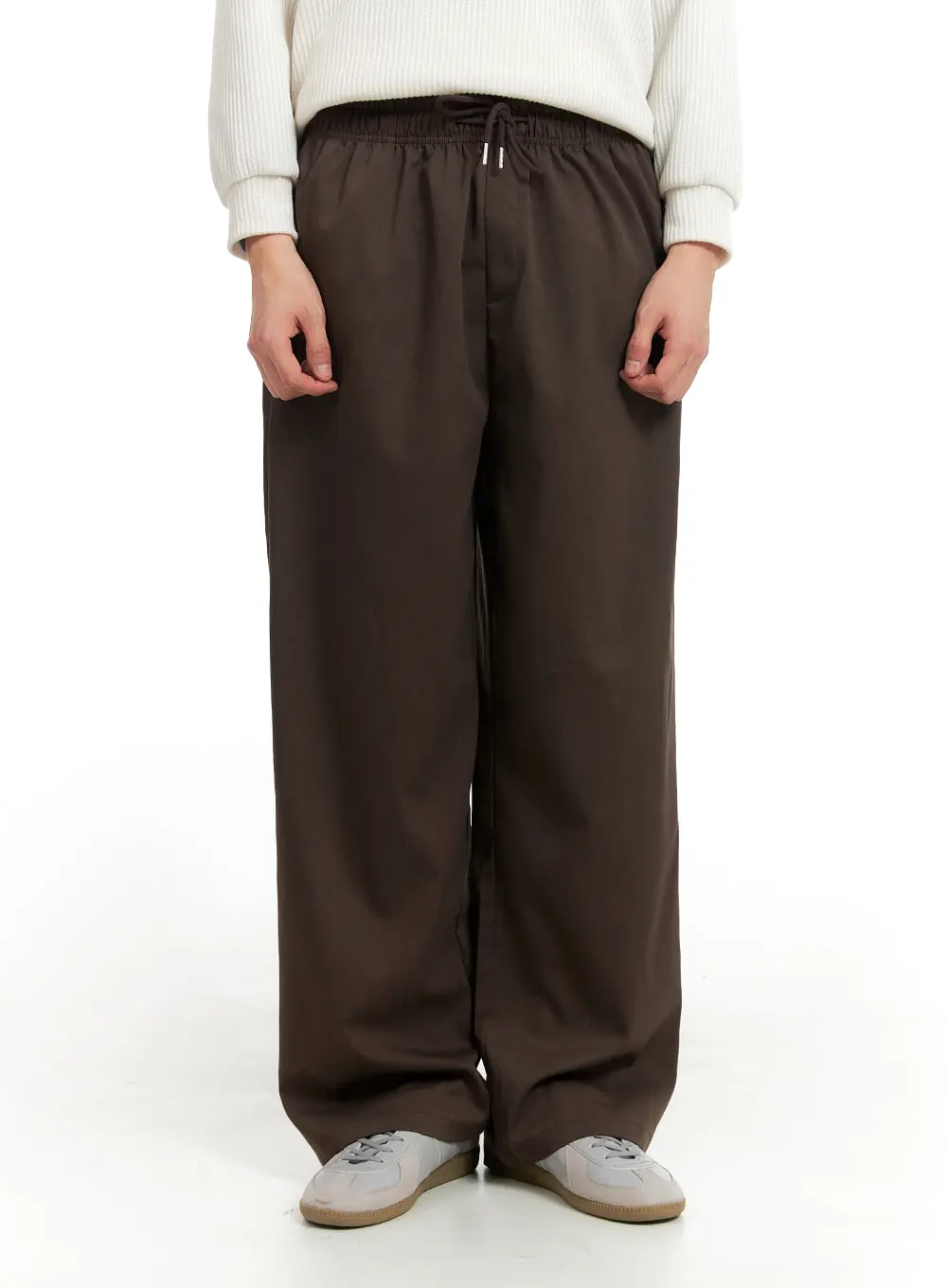 Men's Banded Wide Leg Trousers IA401