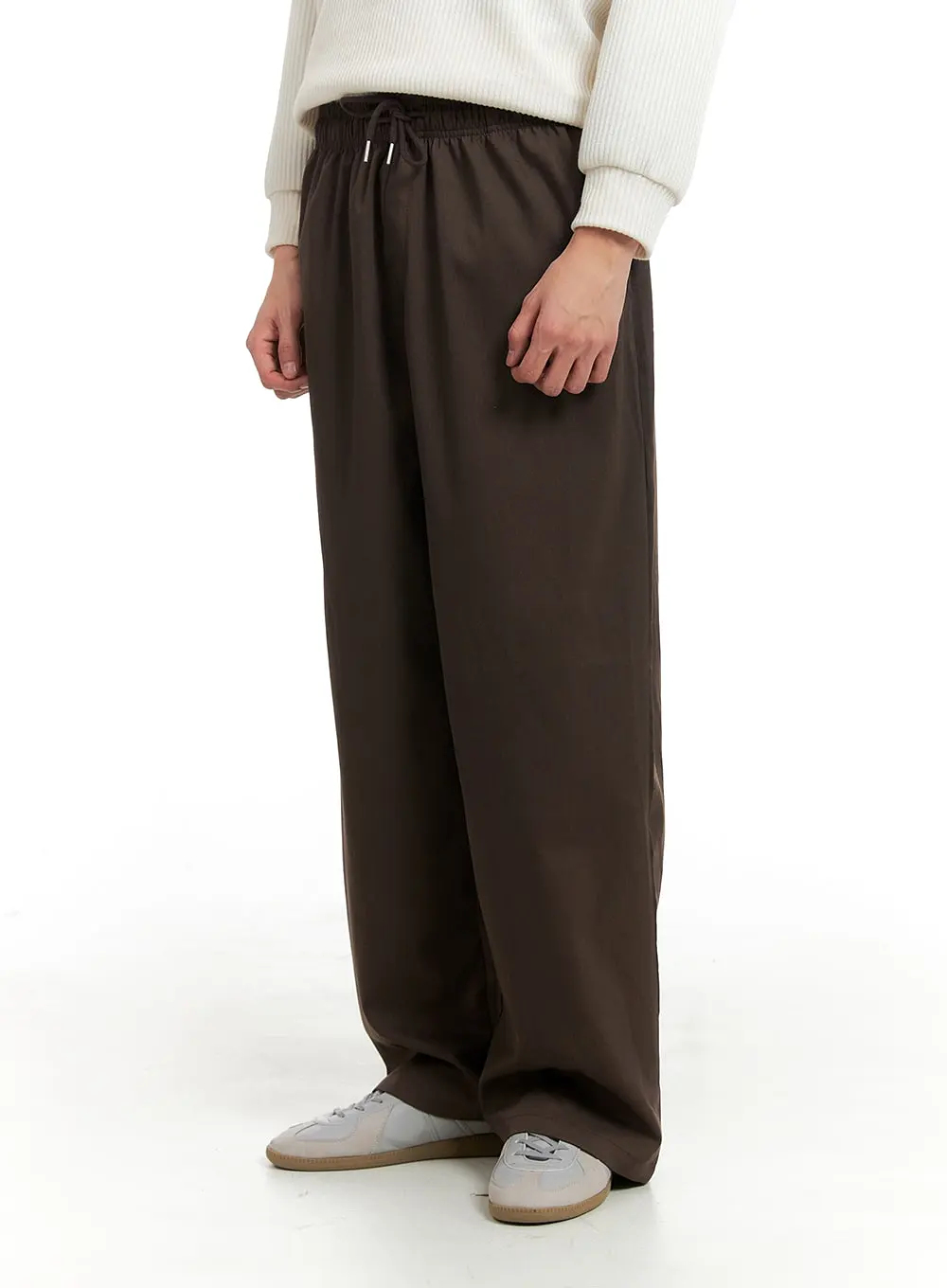 Men's Banded Wide Leg Trousers IA401