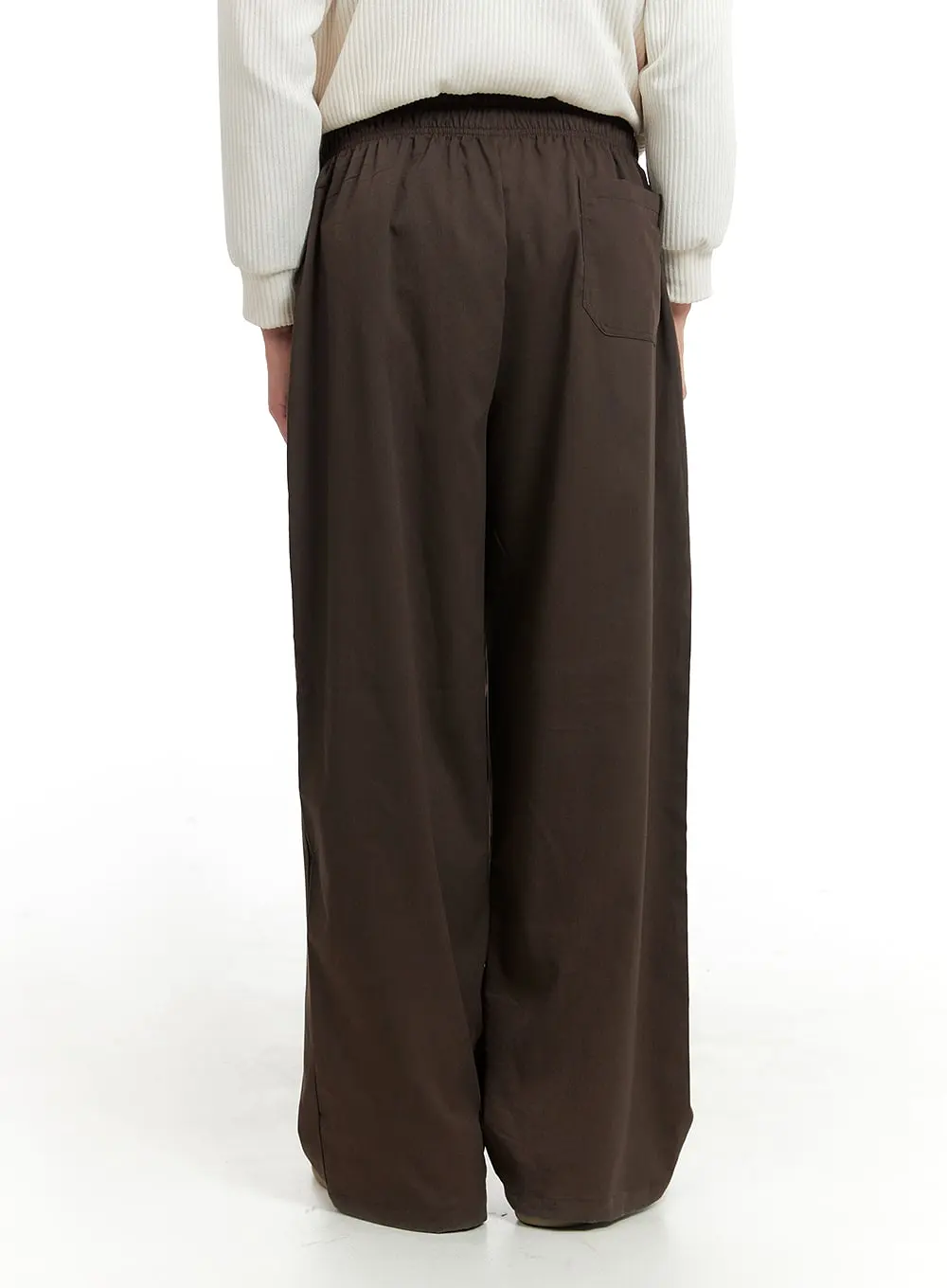 Men's Banded Wide Leg Trousers IA401