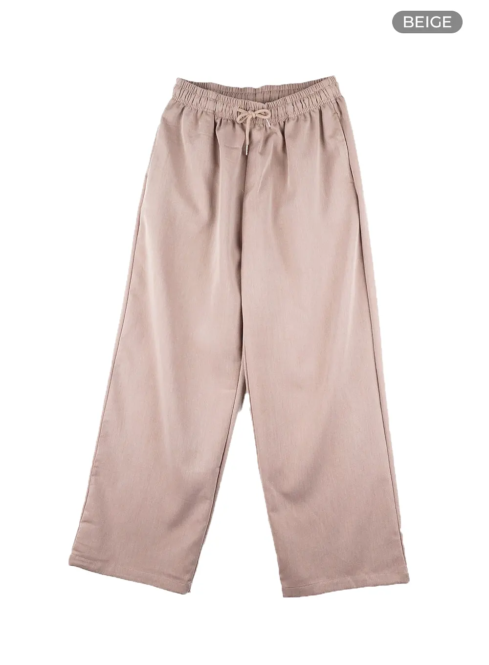 Men's Banded Wide Leg Trousers IA401