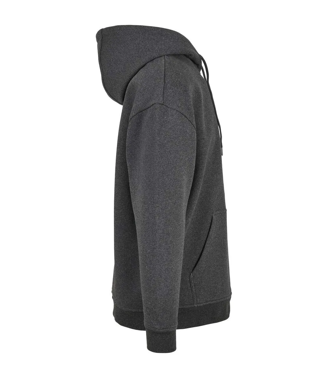 Mens basic oversized hoodie charcoal Build Your Brand