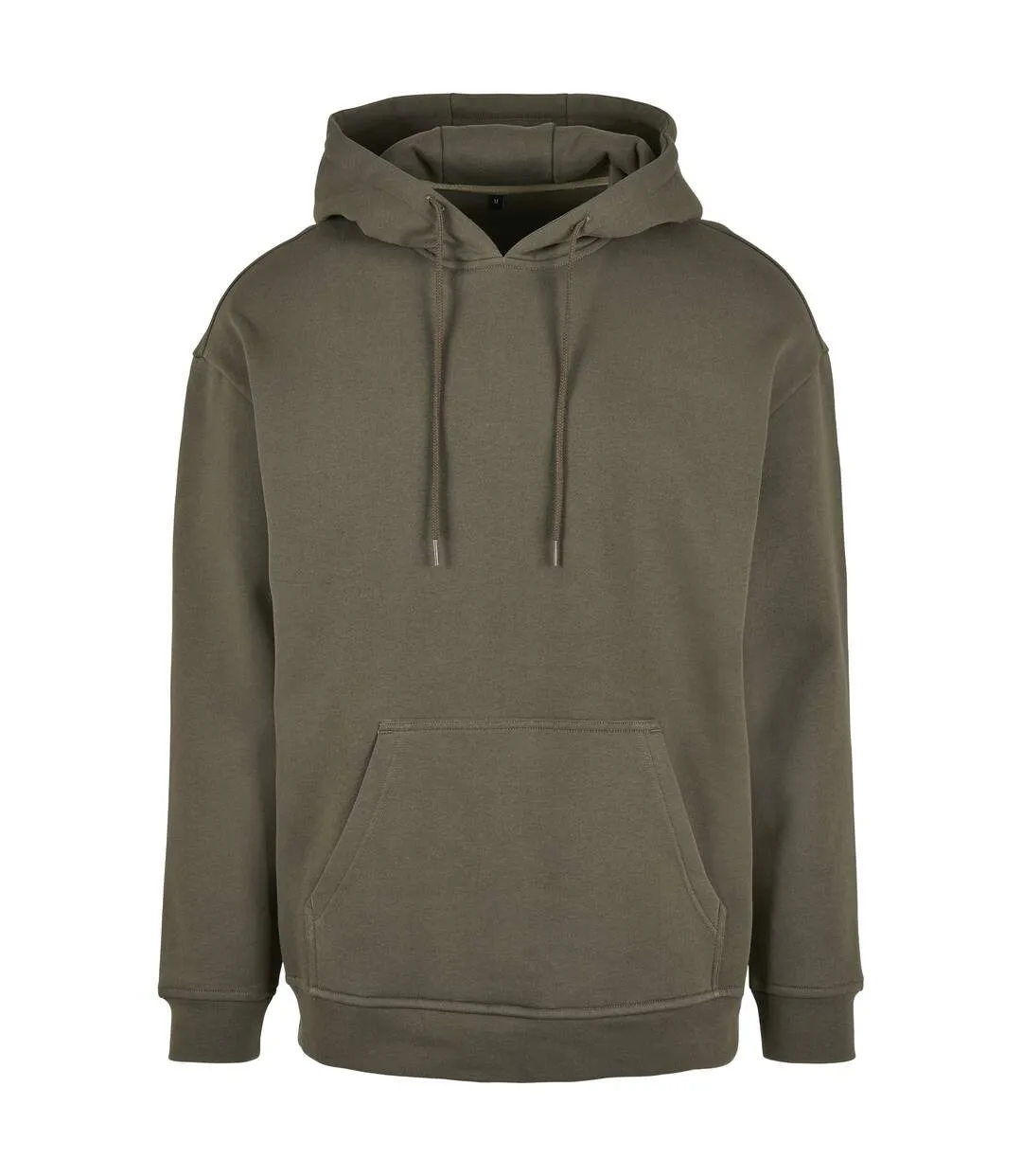 Mens basic oversized hoodie olive Build Your Brand