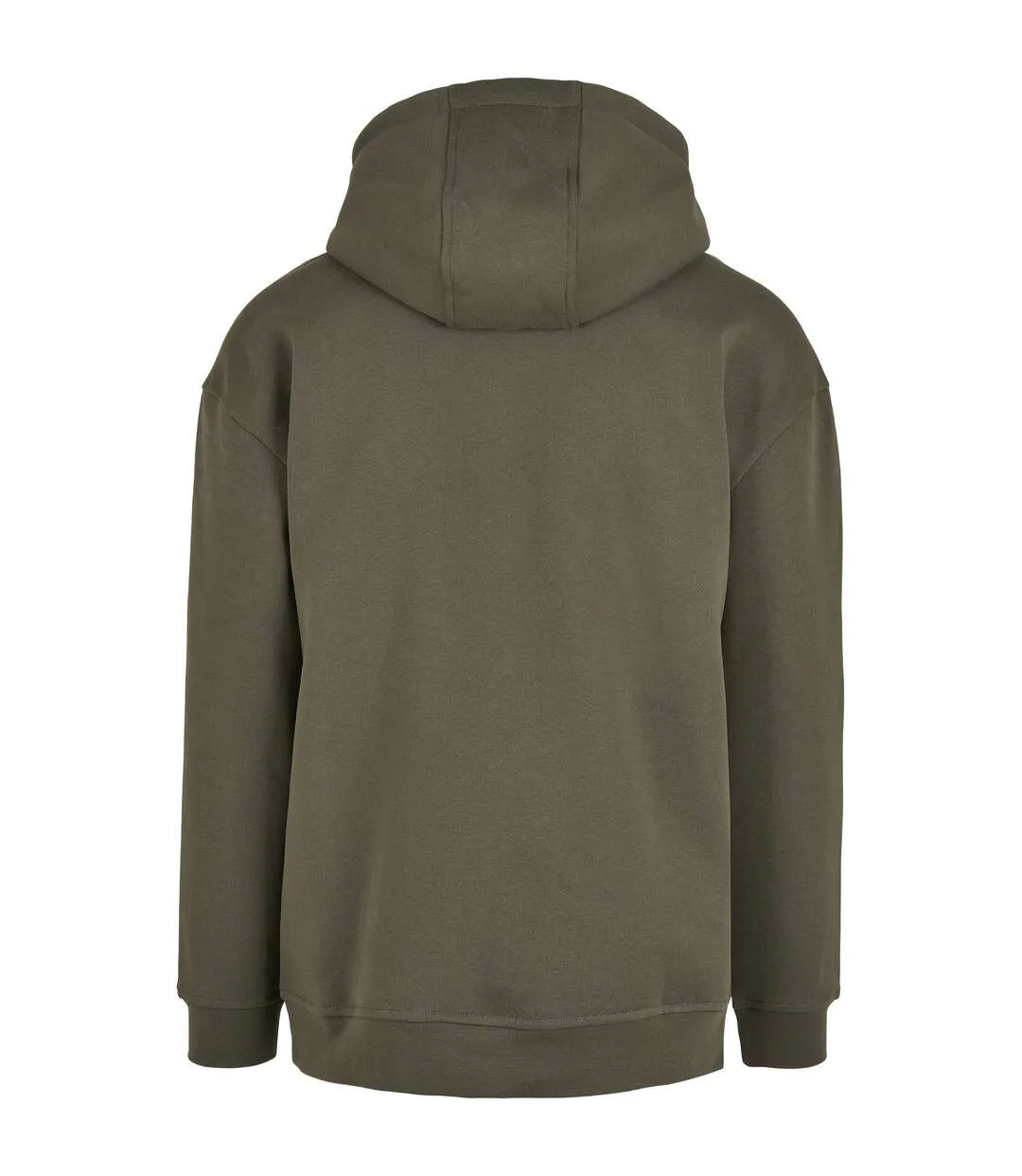 Mens basic oversized hoodie olive Build Your Brand