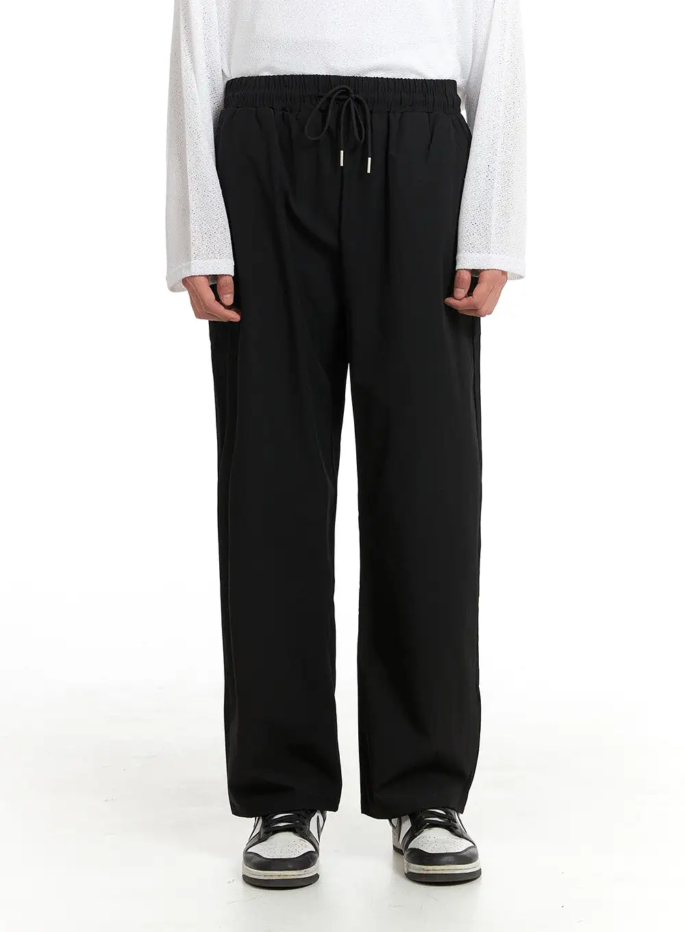 Men's Simple Wide Leg Trousers IA401