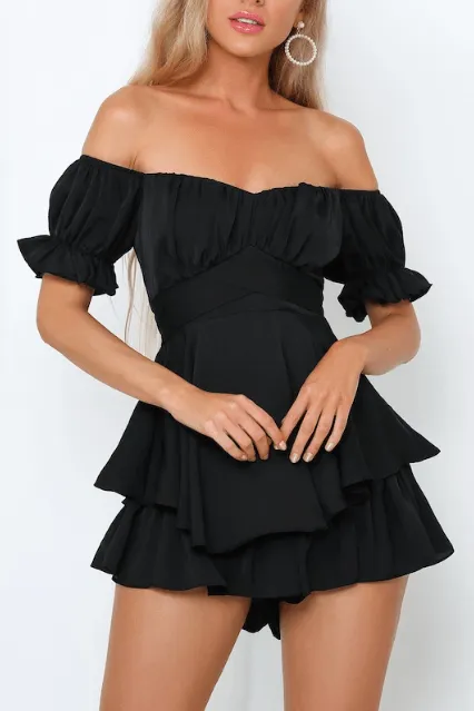 Mila Romper - Black